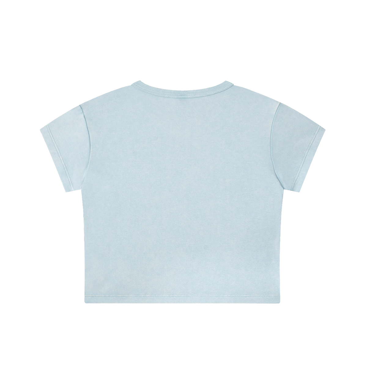 Snow Washed Cropped Tee