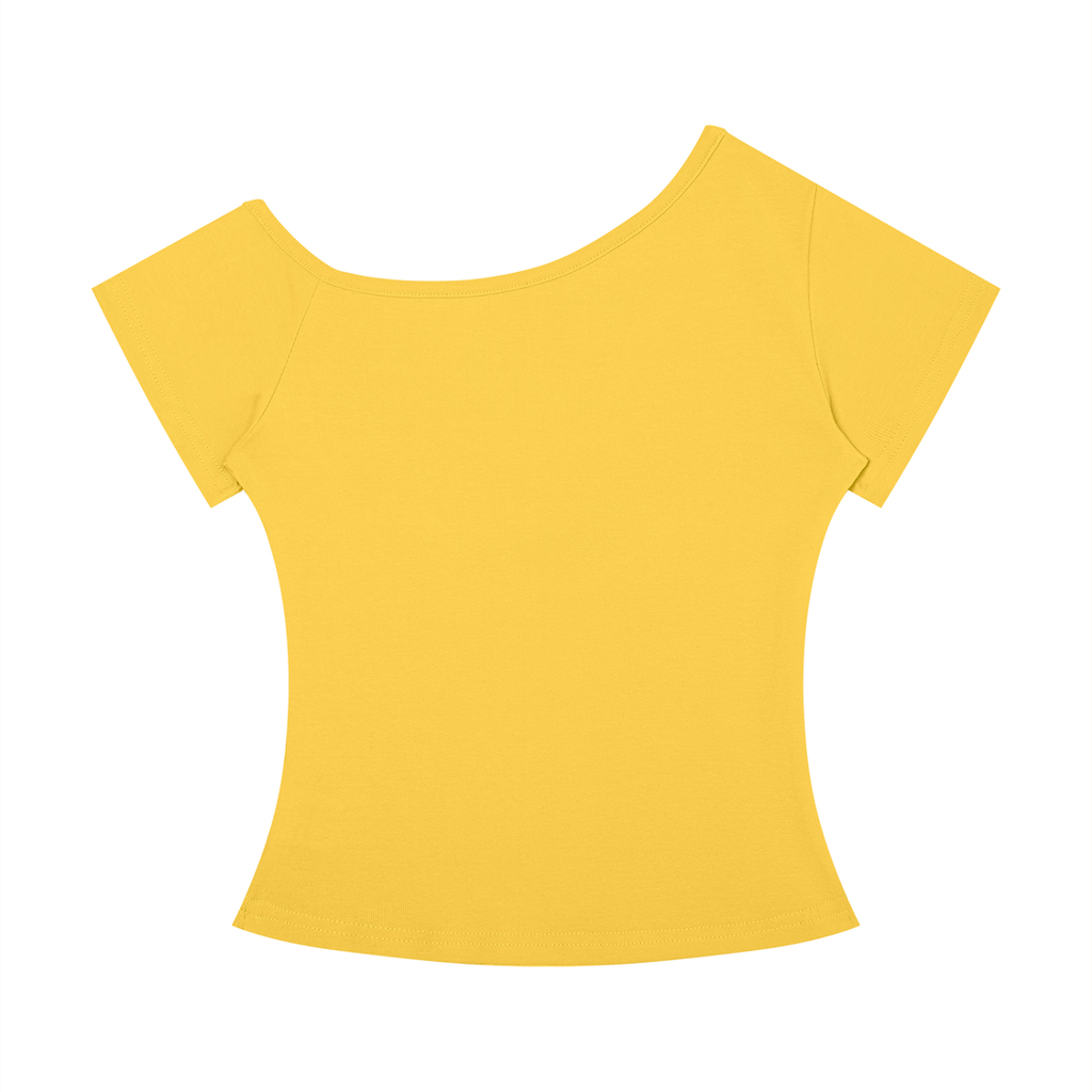 Relaxed Off-Shoulder Everyday Tee