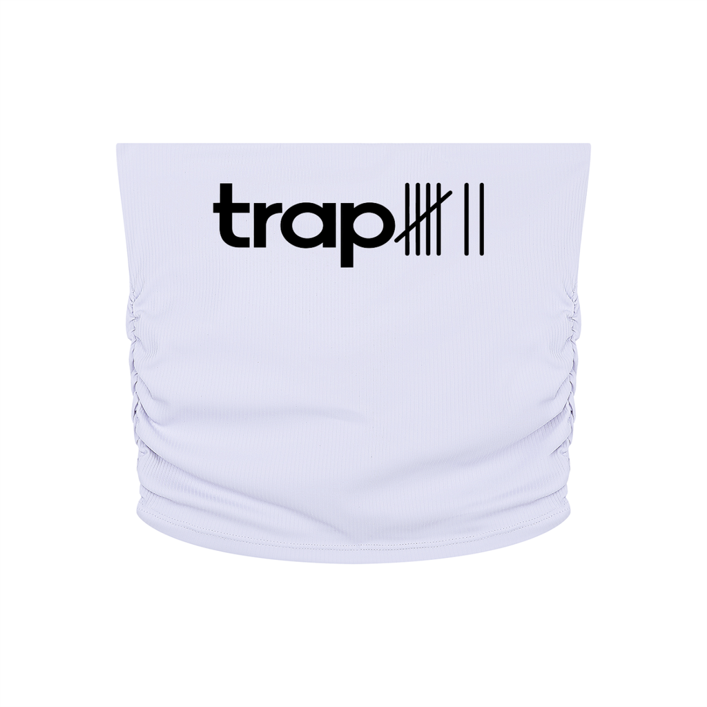 Ruched Cropped Tube Top