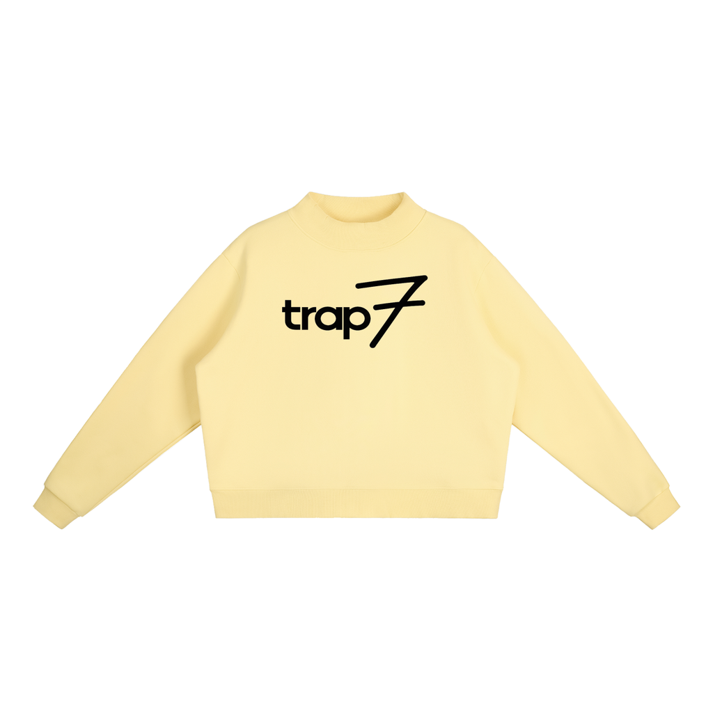 Cozy Mock-Neck Fleece Sweatshirt