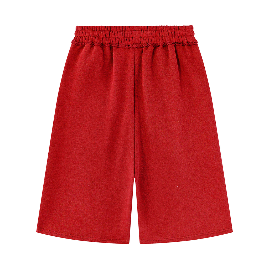 Everyday Raw-Edge Fleece Shorts