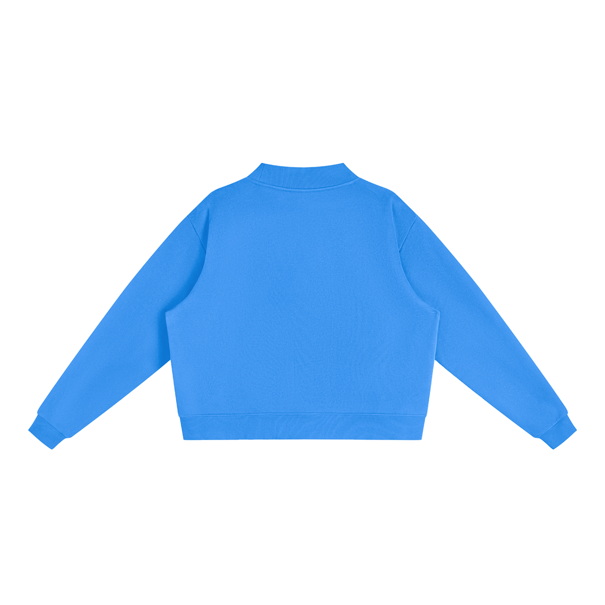 Cozy Mock-Neck Fleece Crewneck