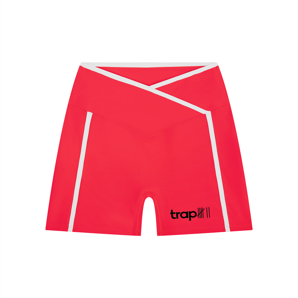 Colorblock High-Rise Active Shorts