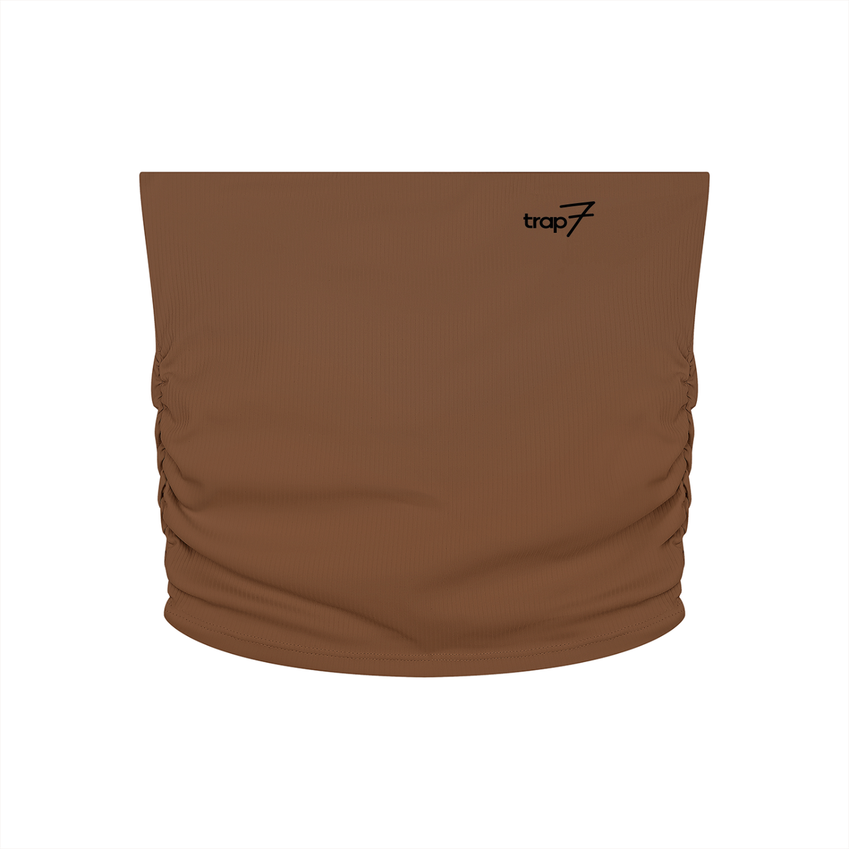 Ruched Cropped Tube Top