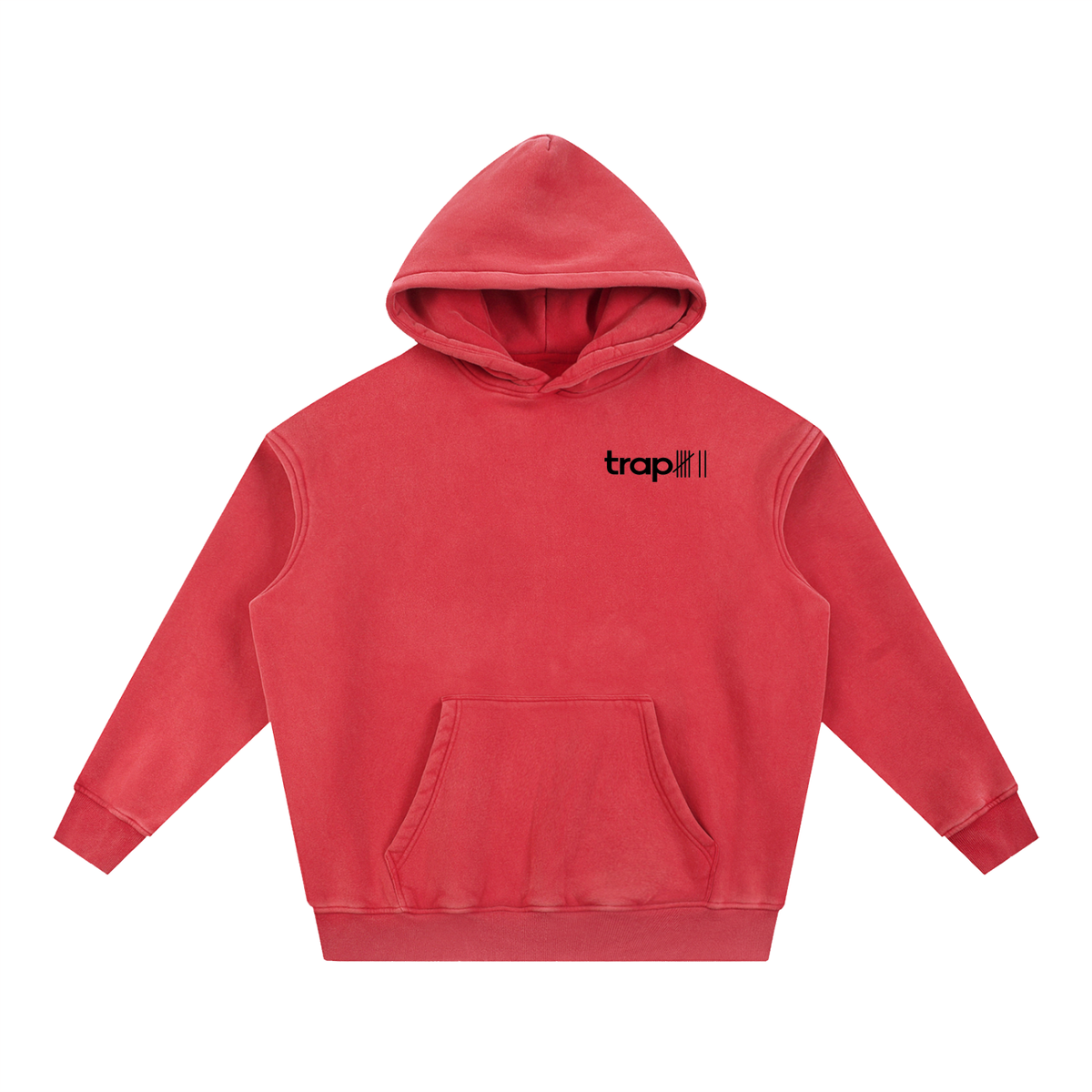Snow Washed Oversized Fleece Hoodie