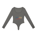 Sleek Long-Sleeve Yoga Bodysuit