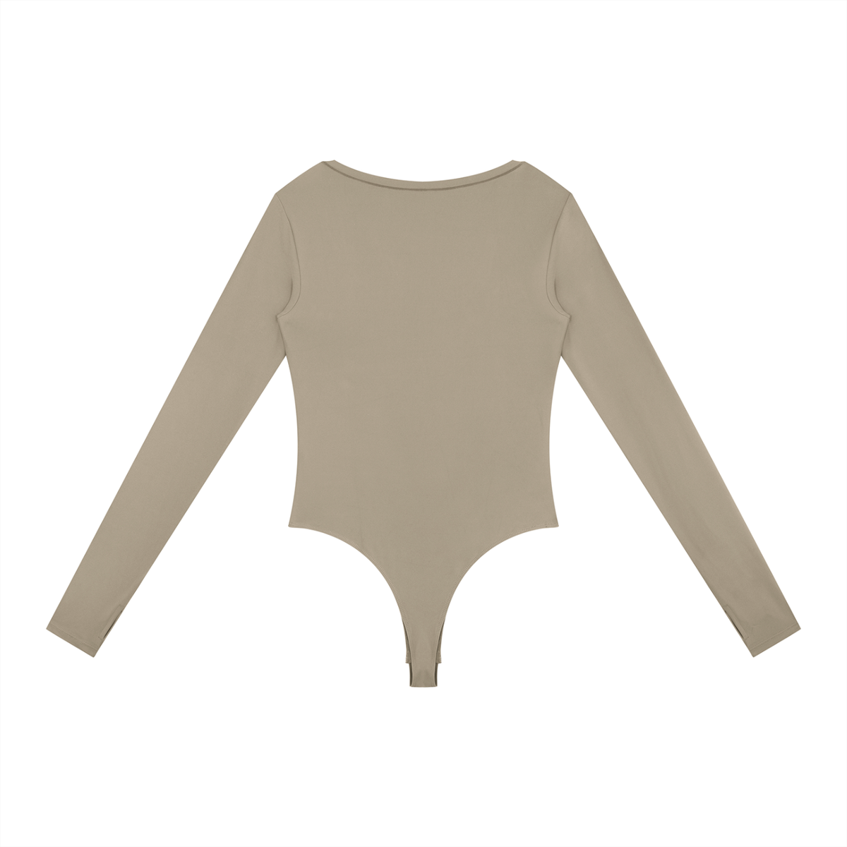 Sleek Long-Sleeve Yoga Bodysuit
