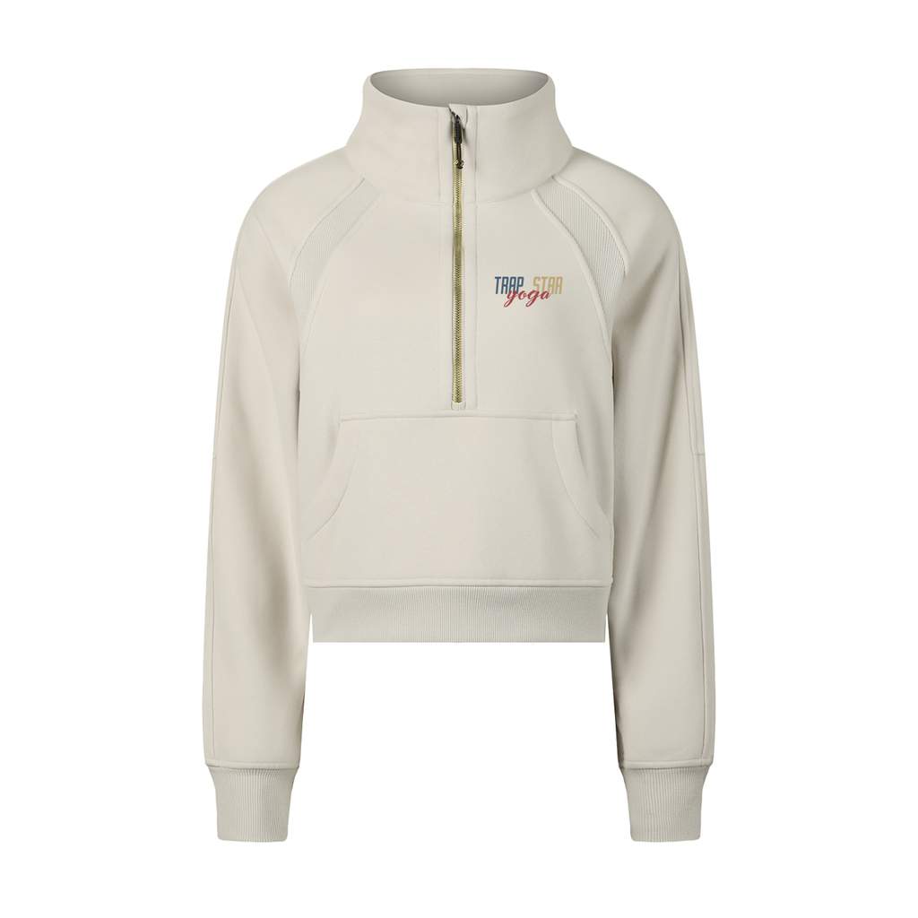 Cropped Half-Zip Pullover