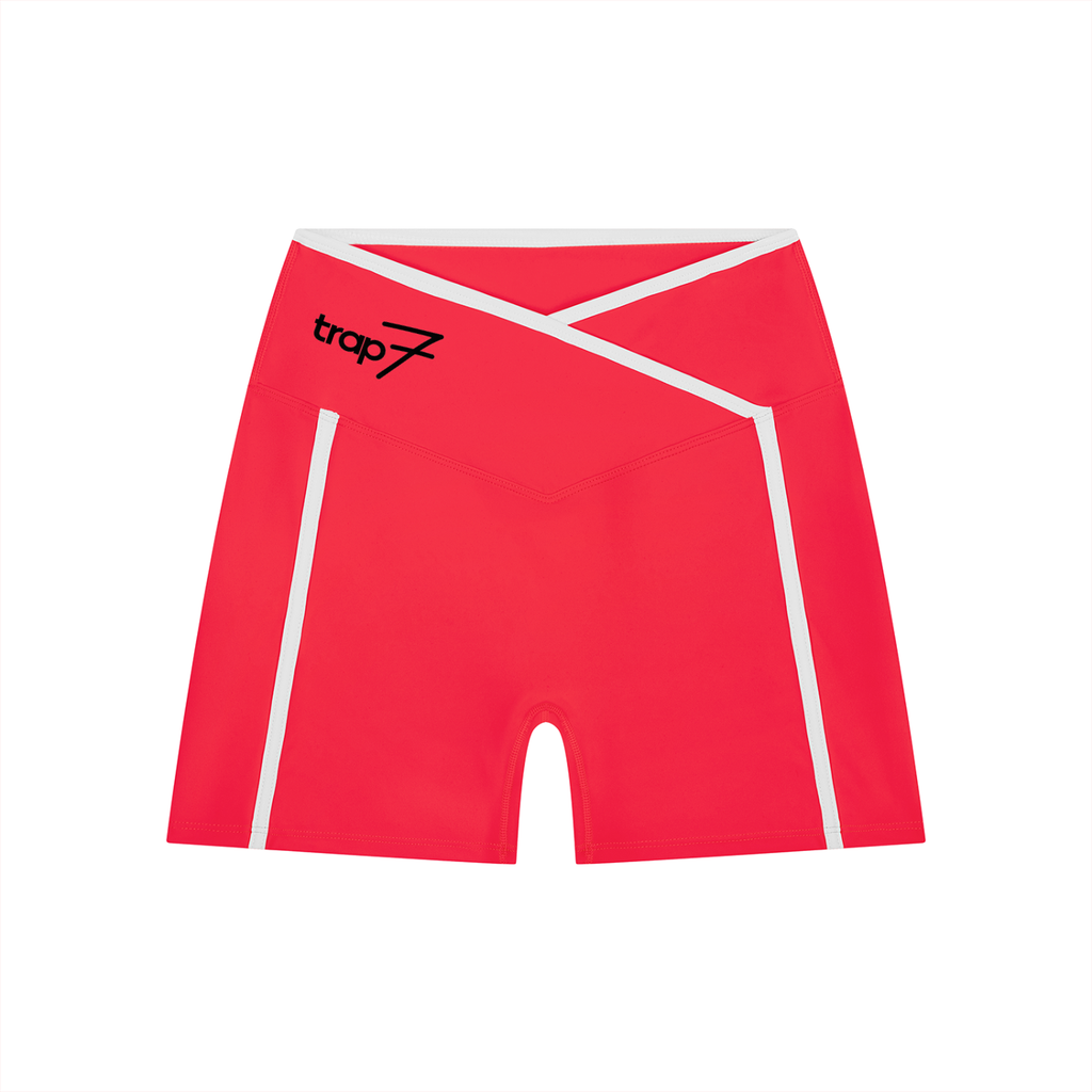 Colorblock High-Rise Active Shorts