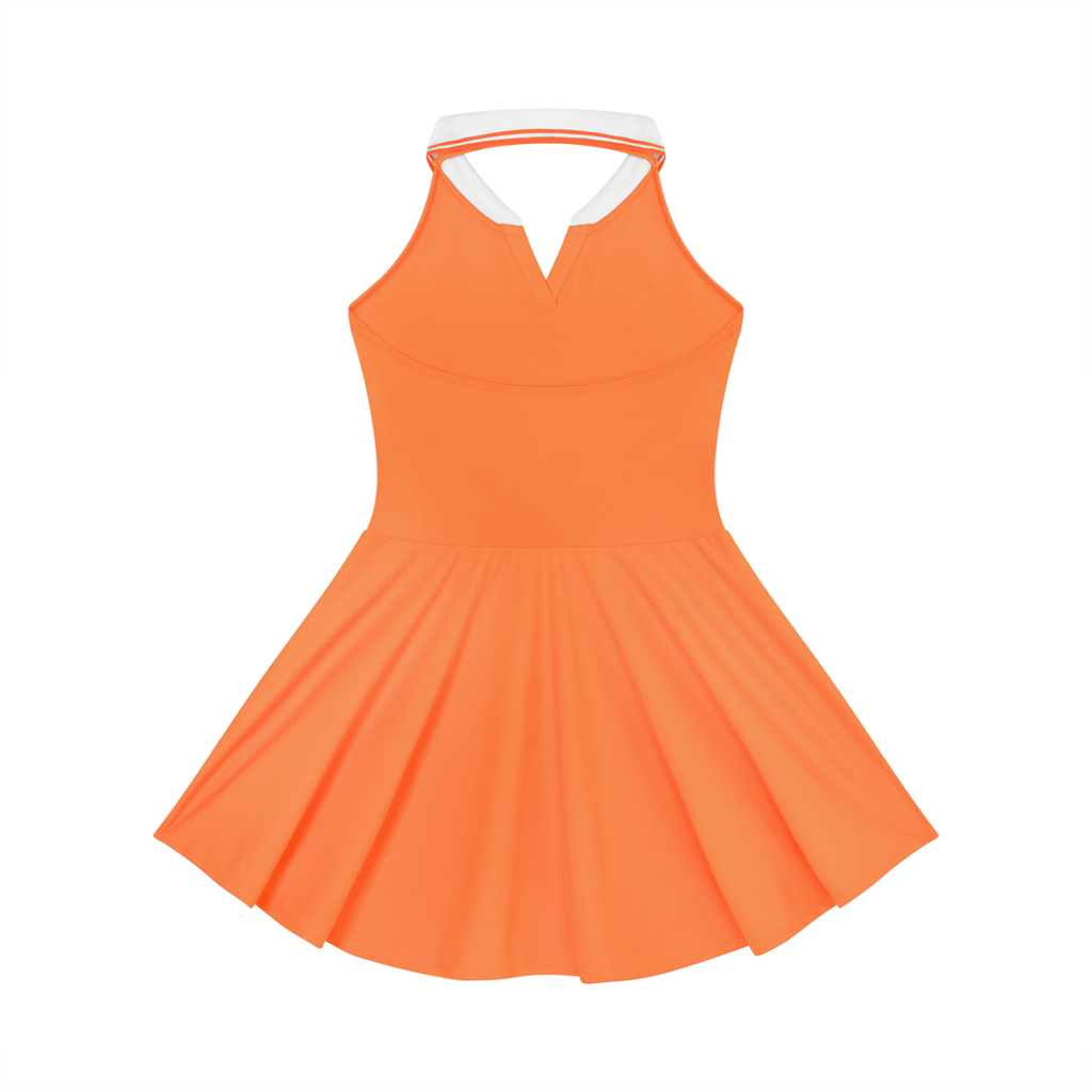 Collared Halter Tennis Dress