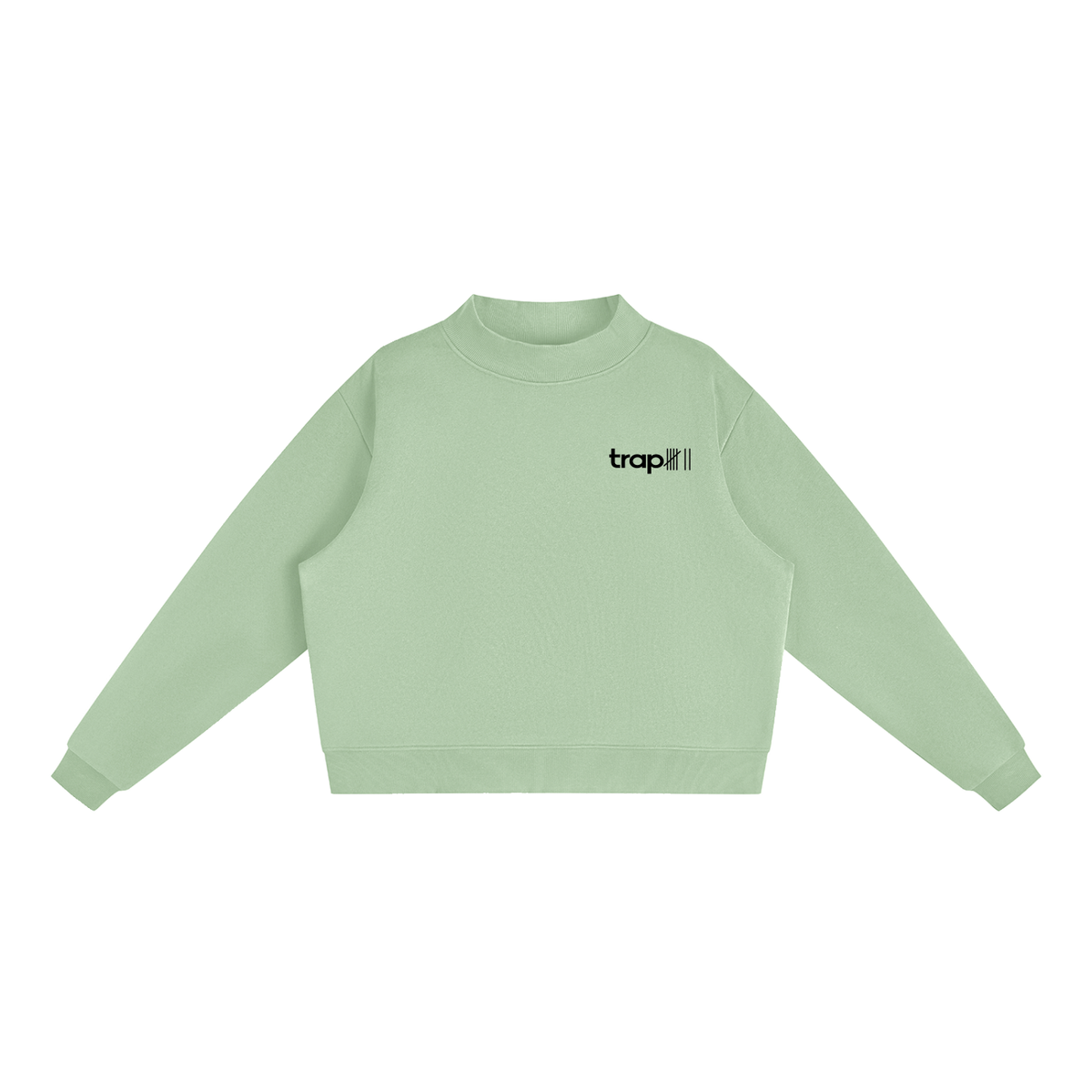 Cozy Mock-Neck Fleece Crewneck