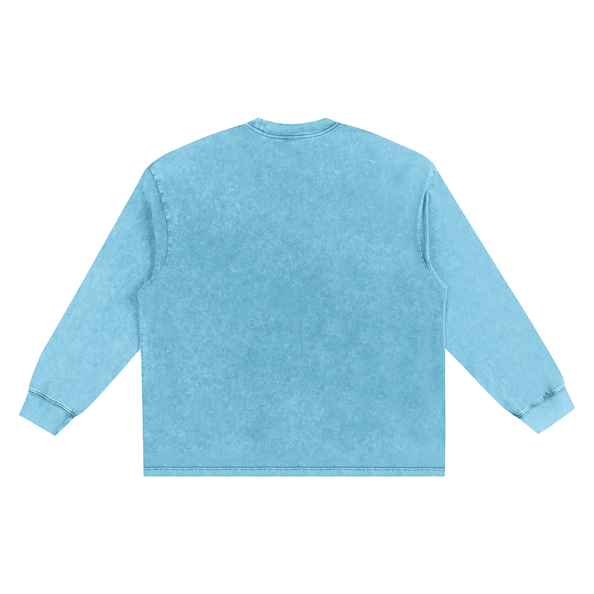Snow Washed Raw-Edge Tee