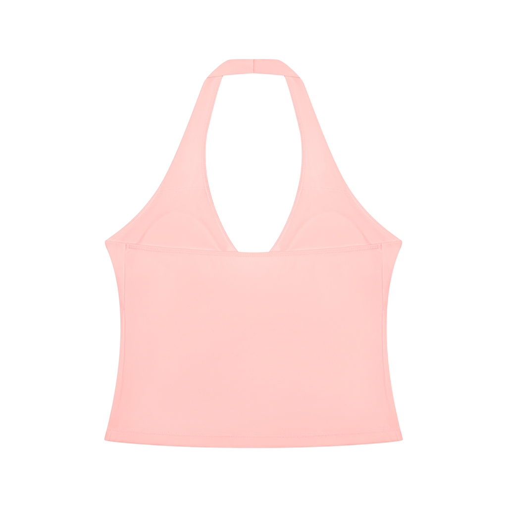 Ruched Halter Active Tank