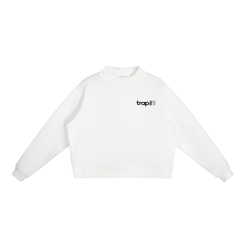Cozy Mock-Neck Fleece Crewneck