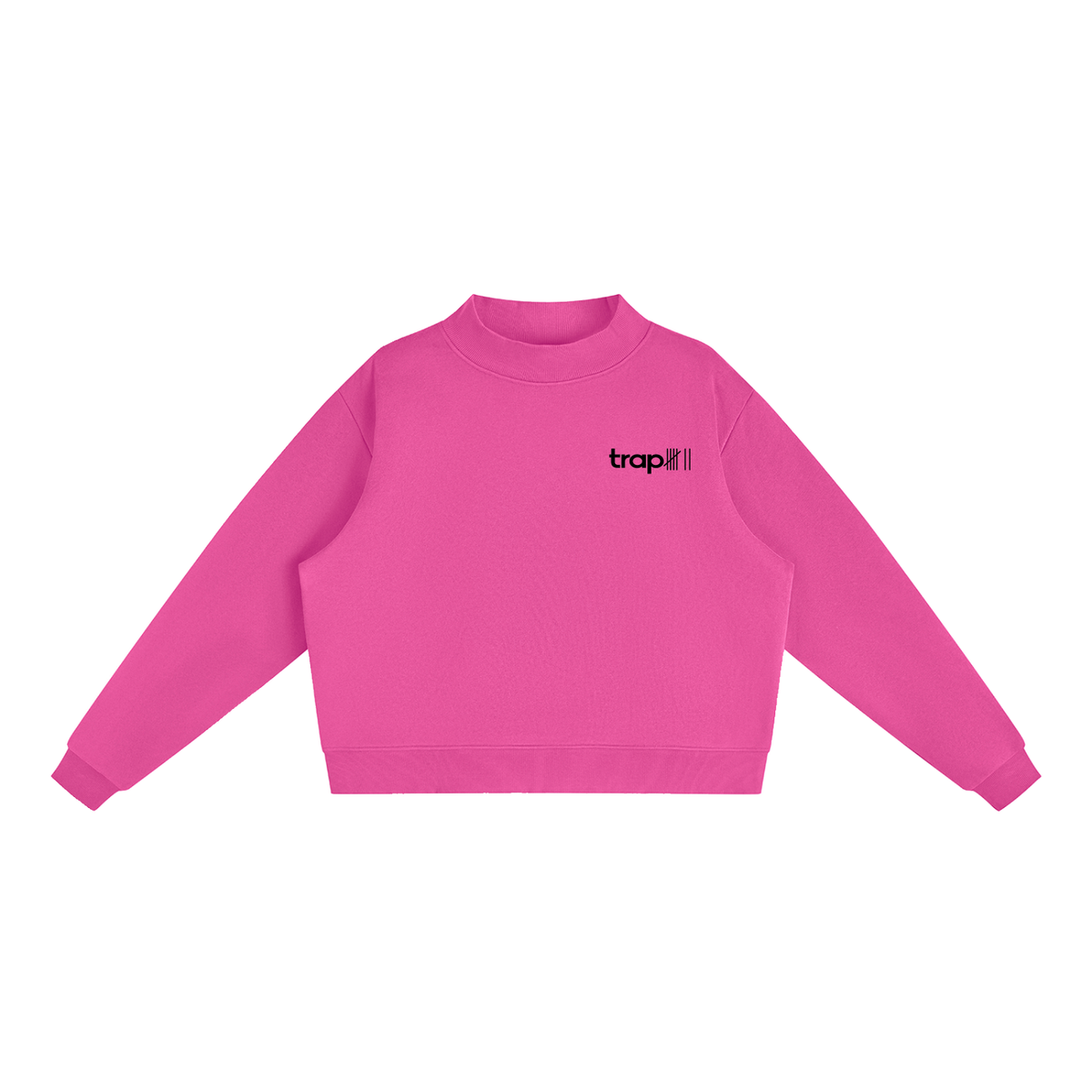 Cozy Mock-Neck Fleece Crewneck