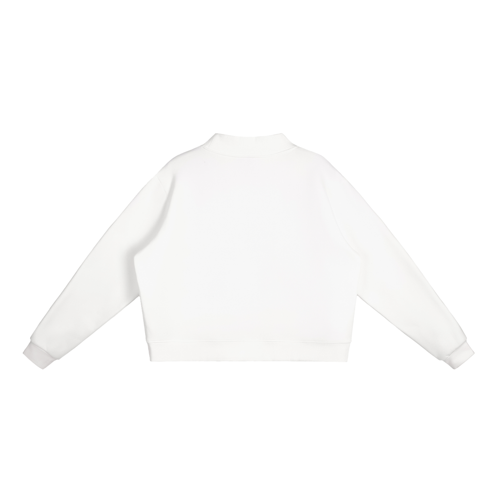Cozy Mock-Neck Fleece Sweatshirt