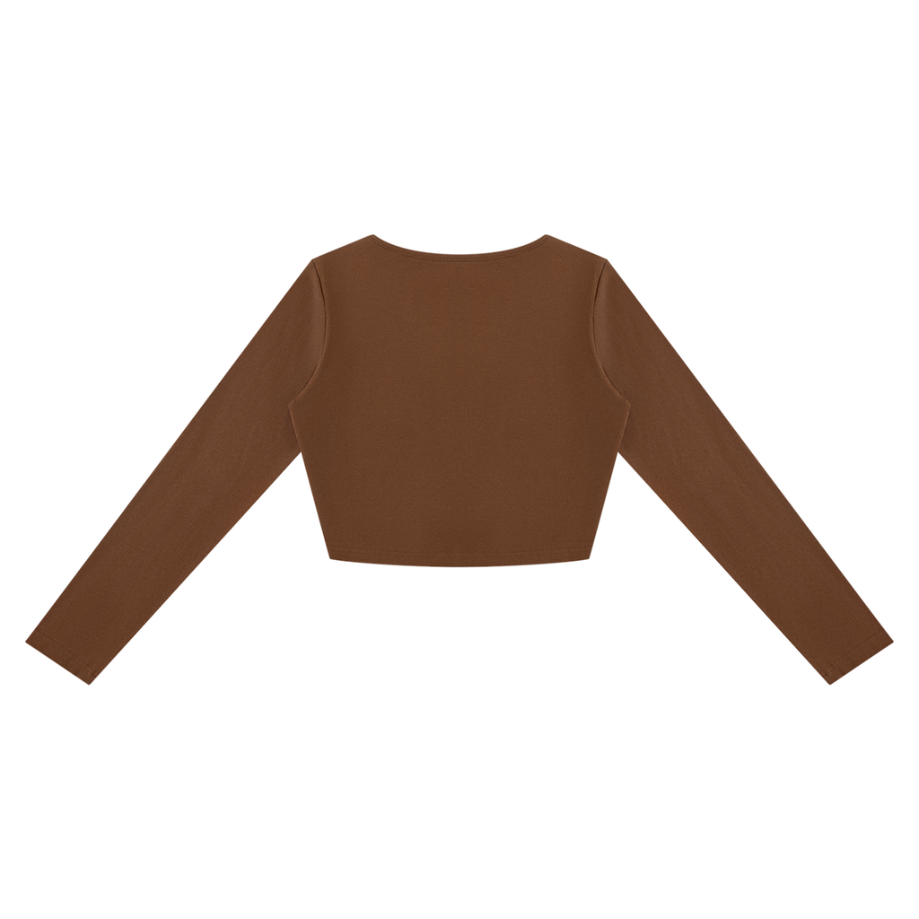 Essential Long-Sleeve Crop Tee