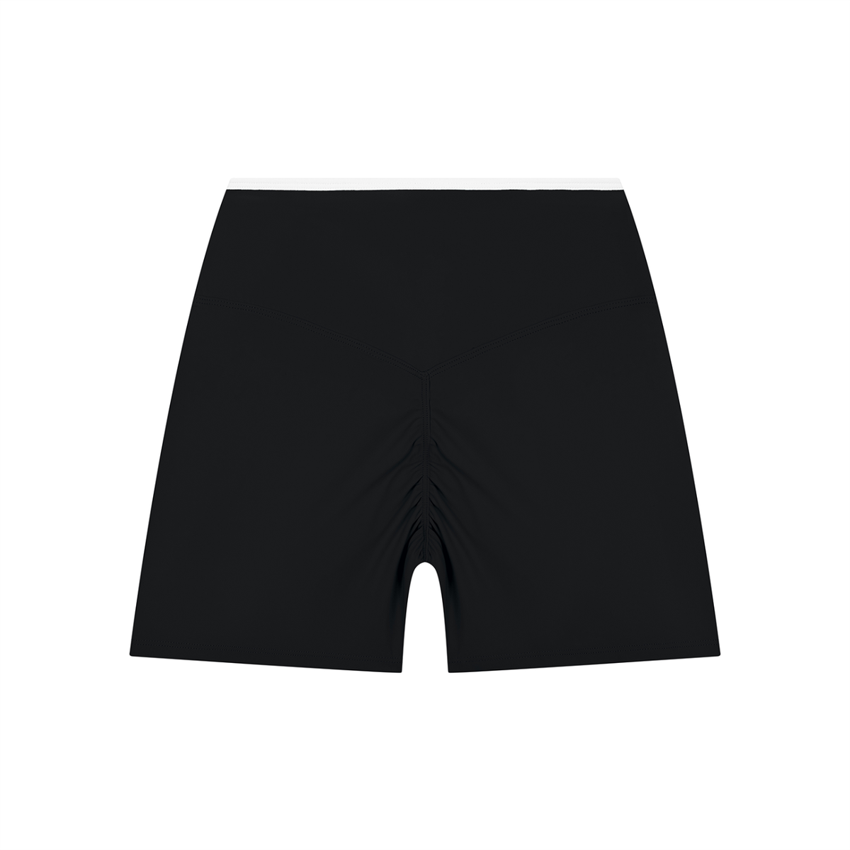 Color Block High-Rise Active Shorts