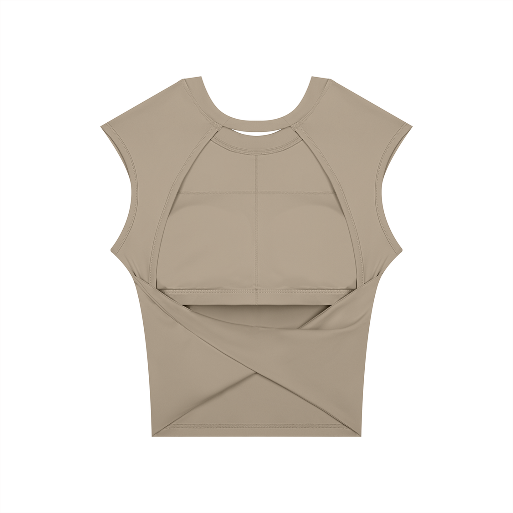 Sleek Open-Back Yoga Tank