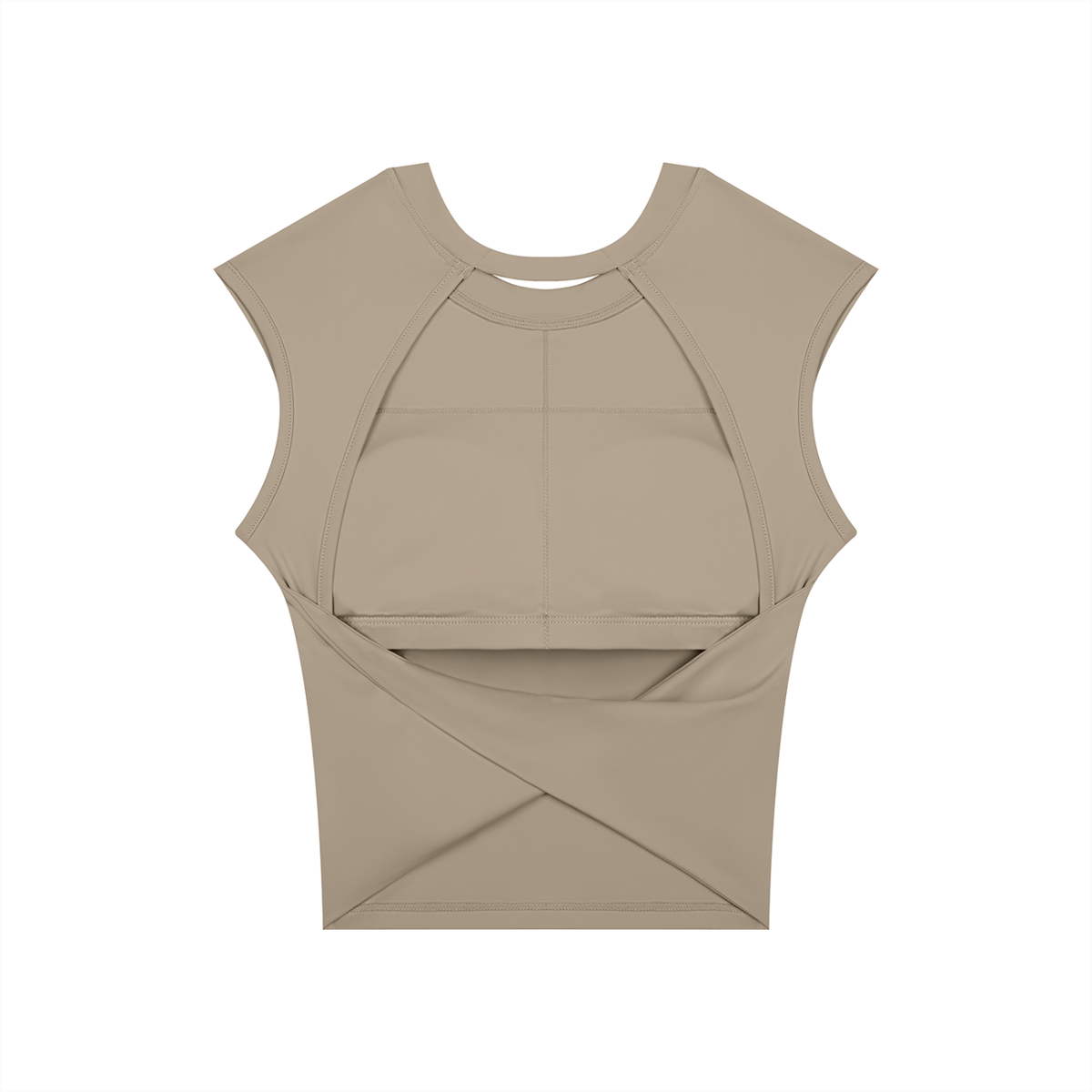 Sleek Open-Back Yoga Tank