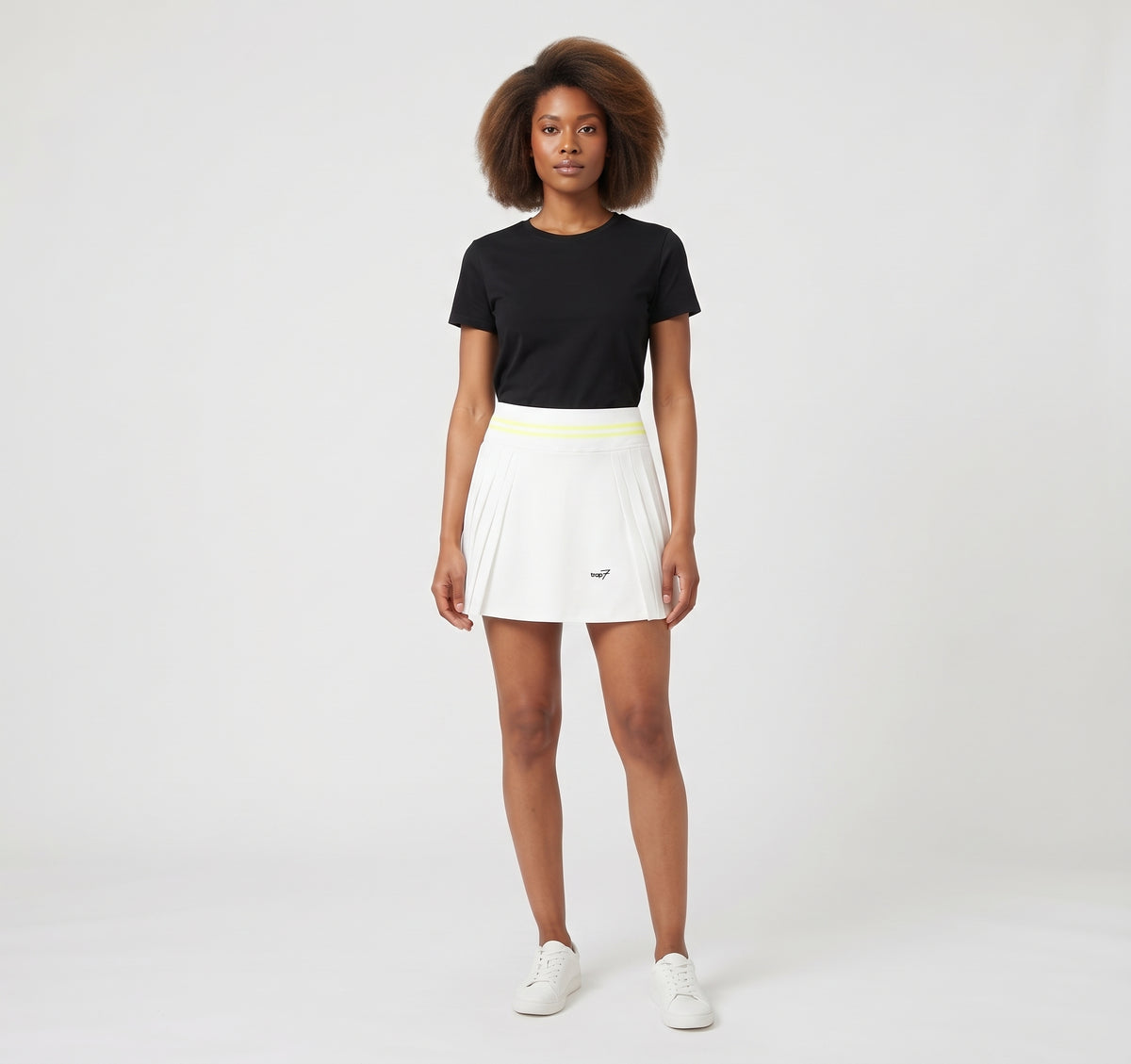 Classic Pleated Mini Skirt