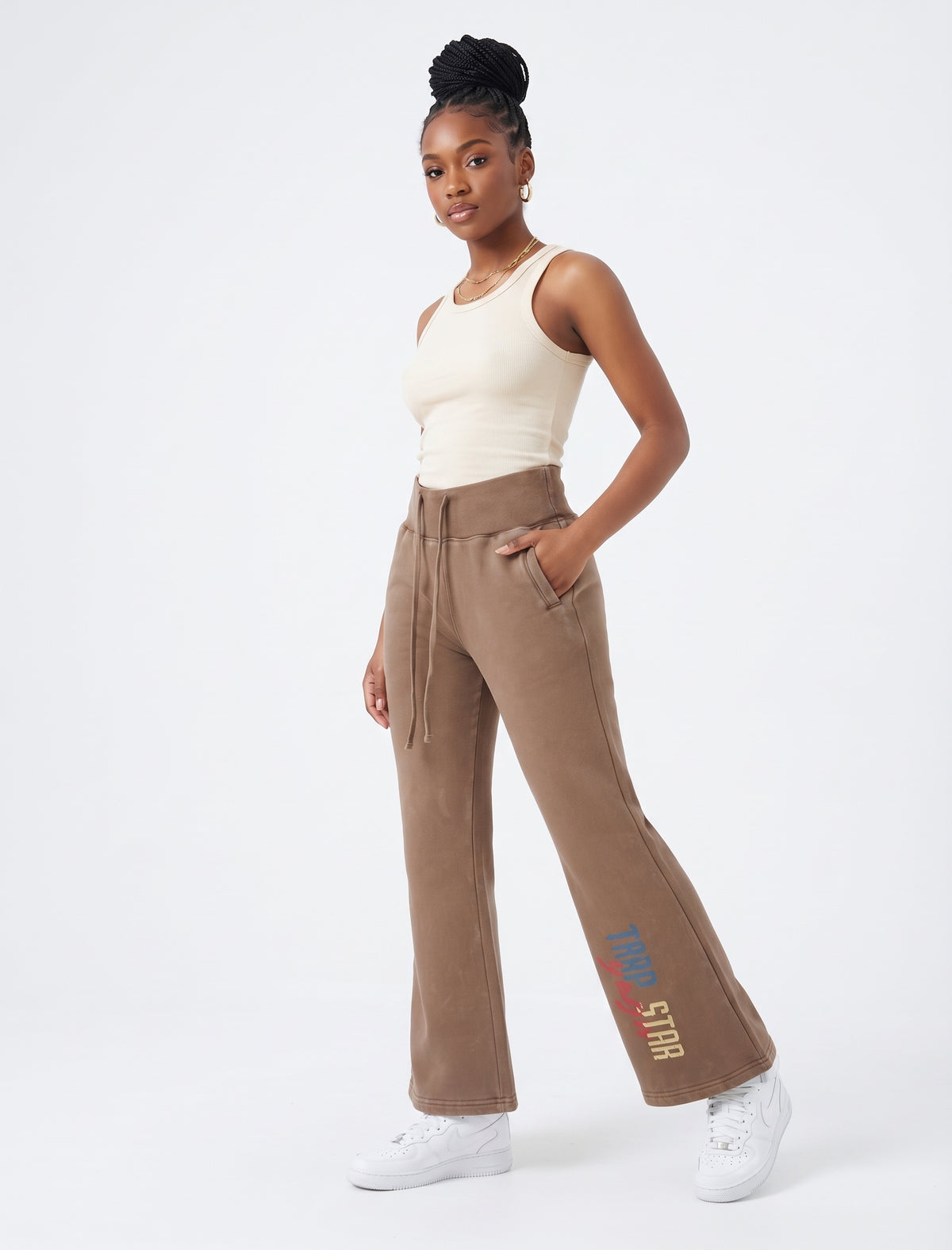 Vintage Washed Flare Pants