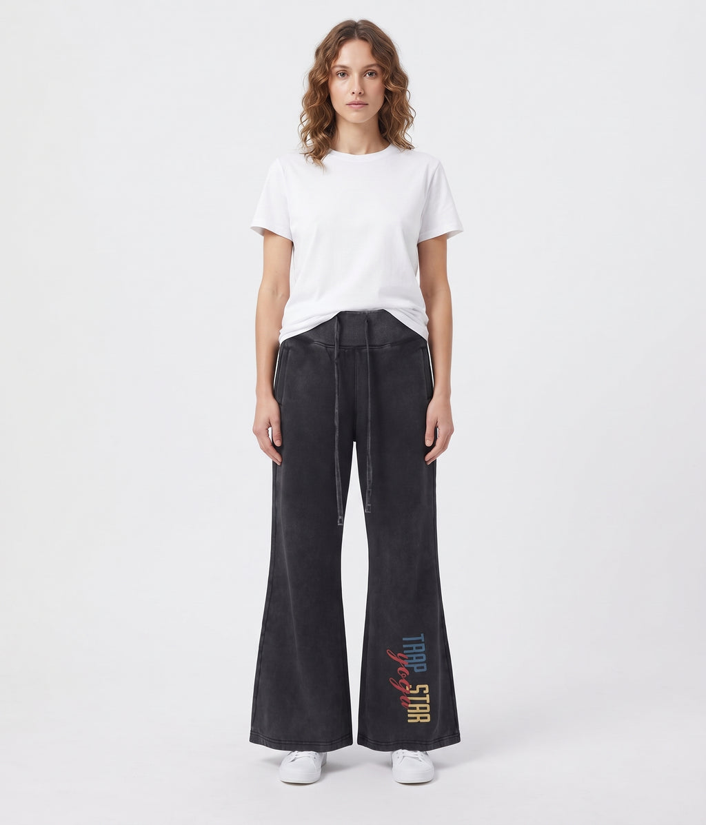 Vintage Washed Flare Pants