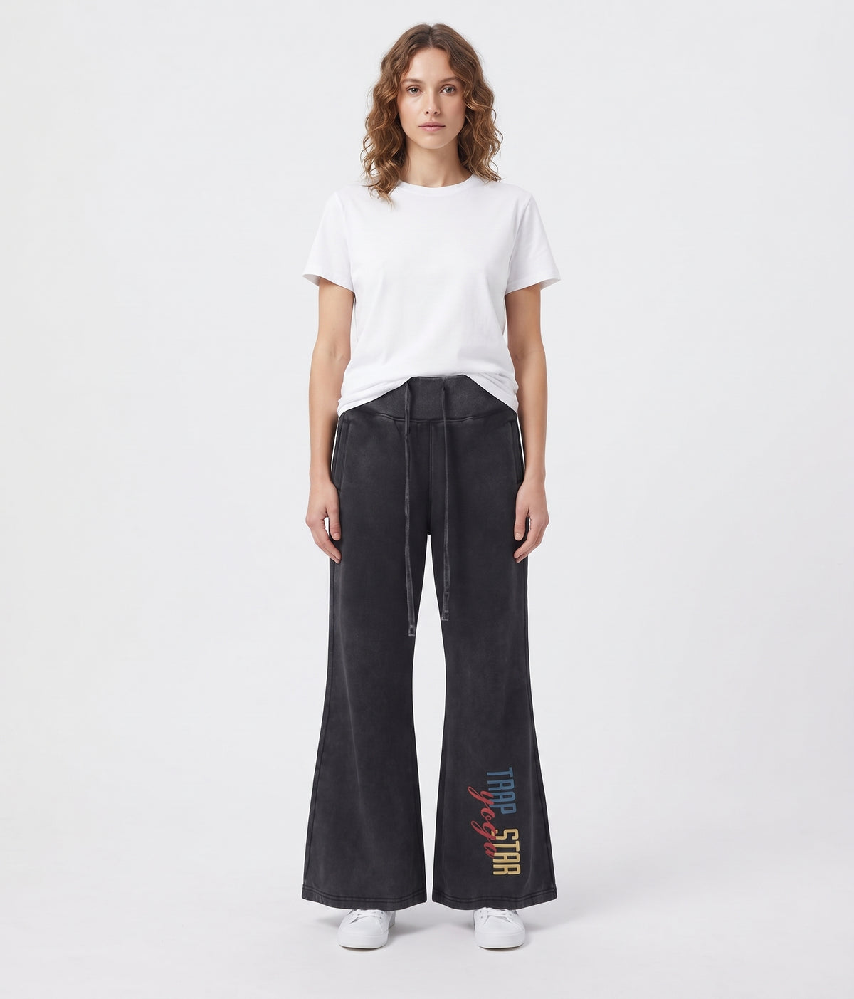 Vintage Washed Flare Pants