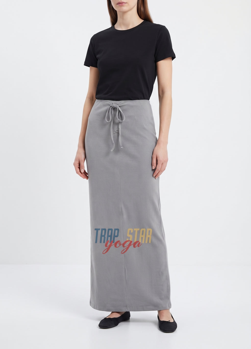 Washed Flow Maxi Skirt
