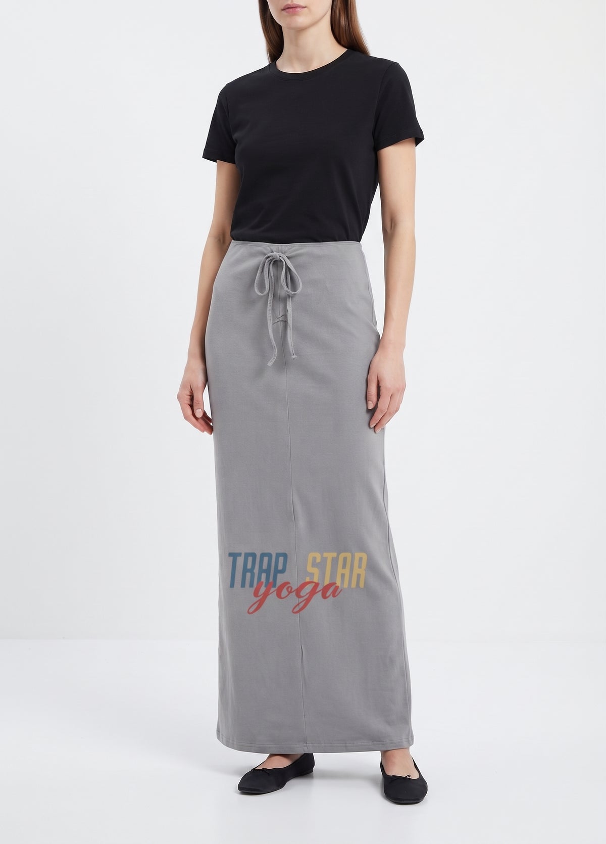 Washed Flow Maxi Skirt