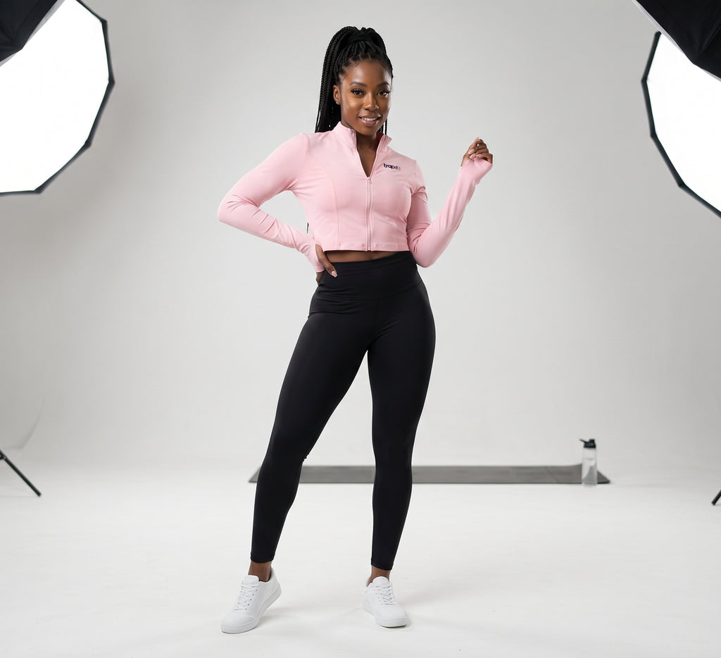 Cropped Performance Yoga Jacket