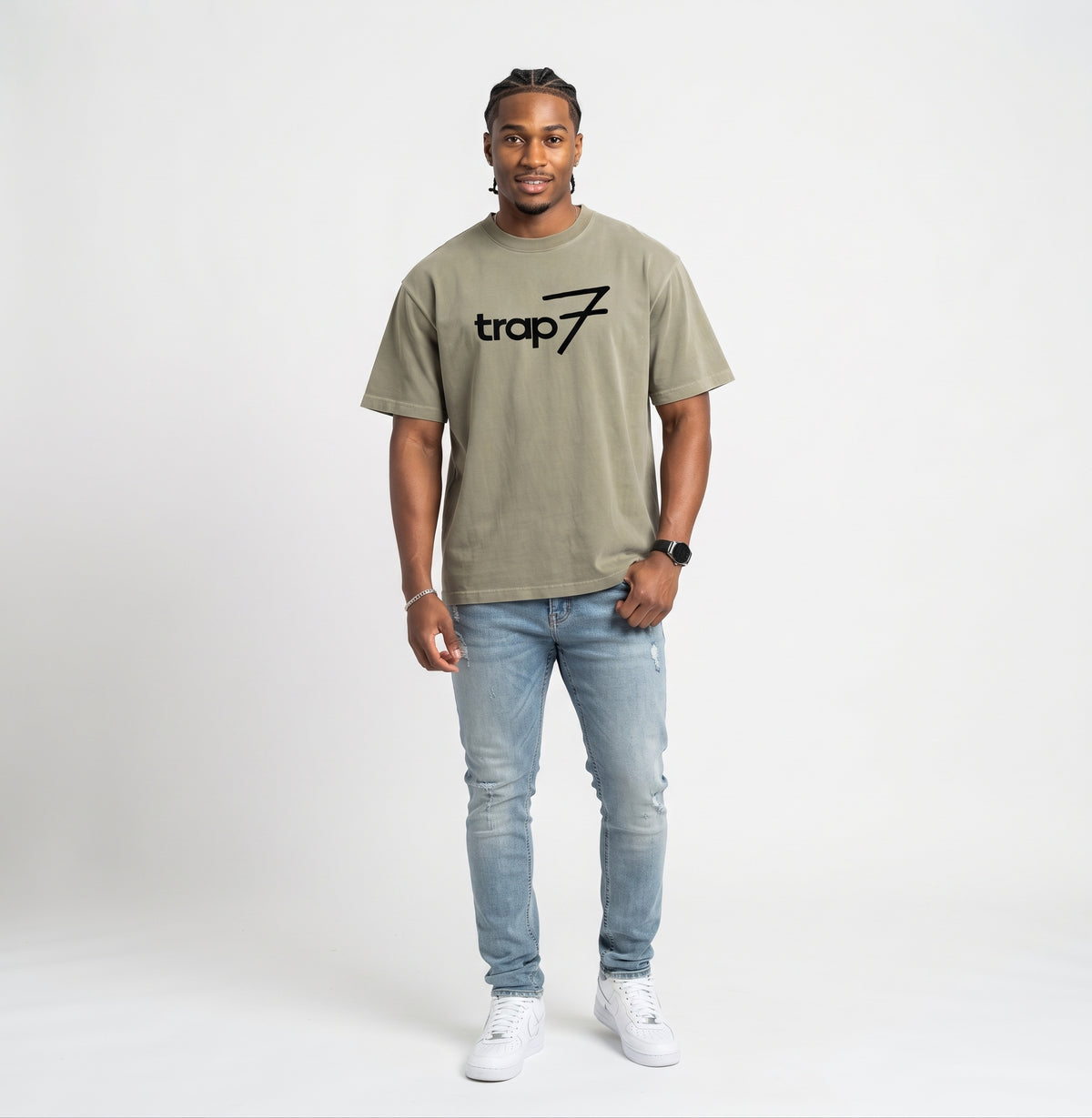 Vintage Wash Oversized Cotton Tee