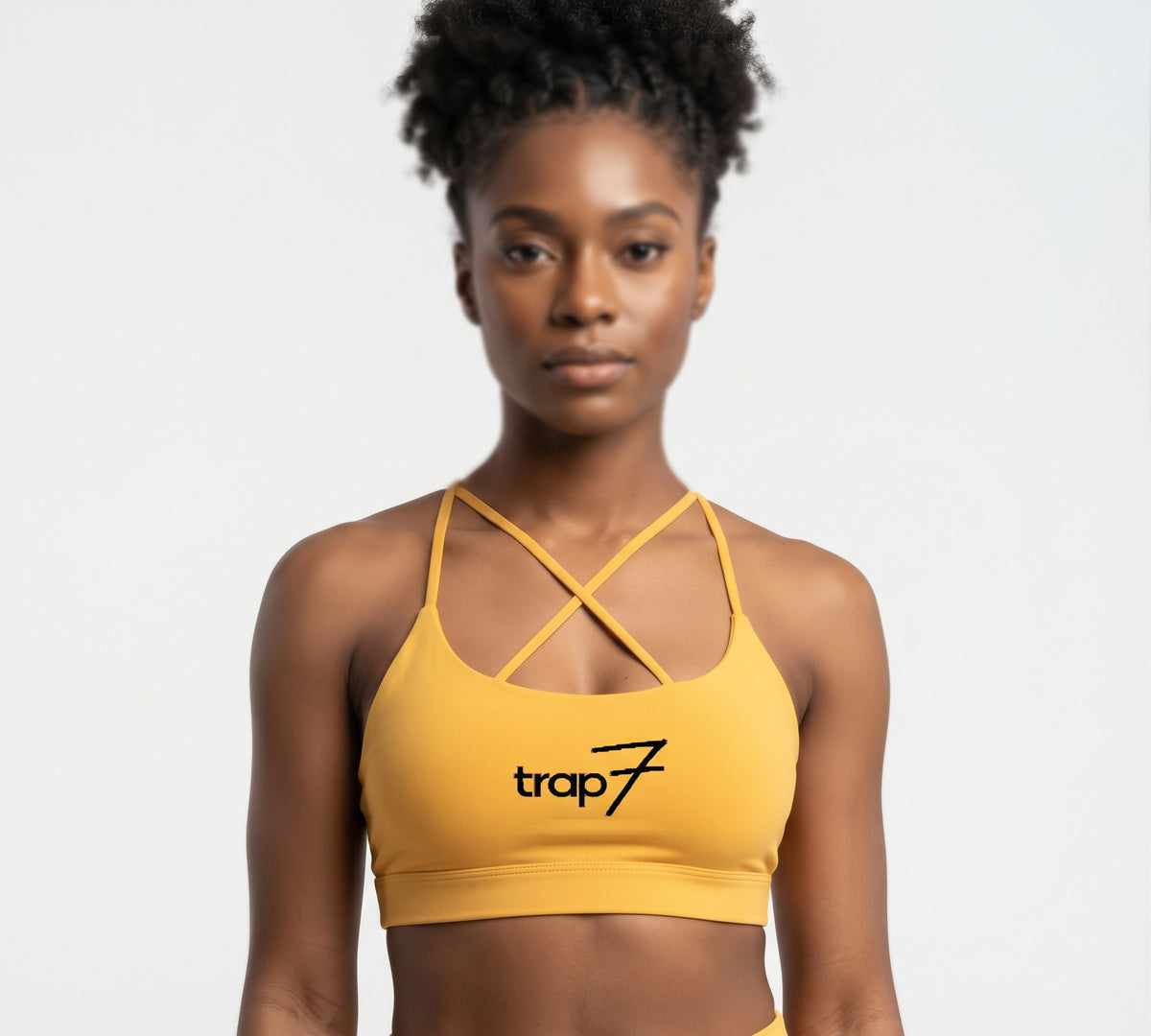 Criss-Cross Strappy Yoga Bra