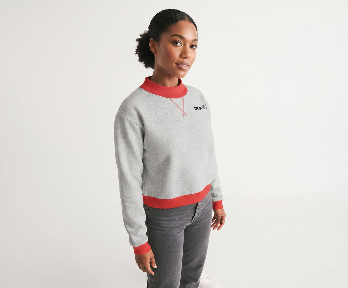 Elevated Mock-Neck Crew Sweatshirt