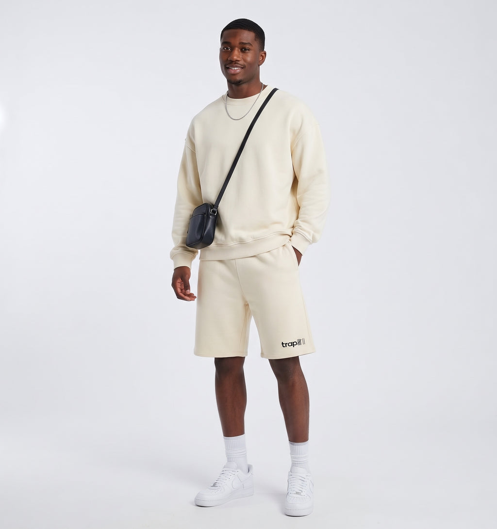 Everyday Raw-Edge Fleece Shorts