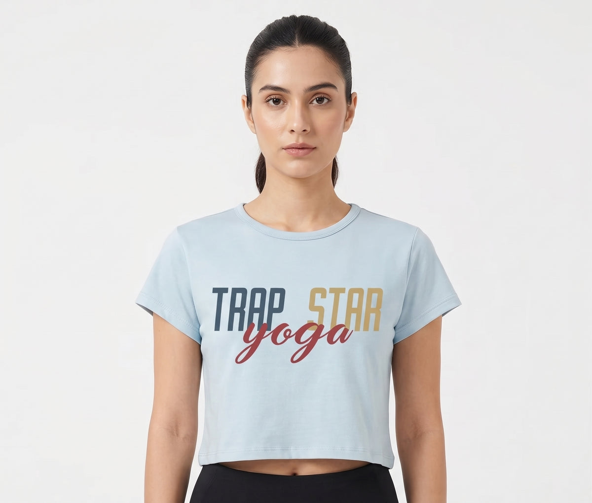 Snow Washed Cropped Tee