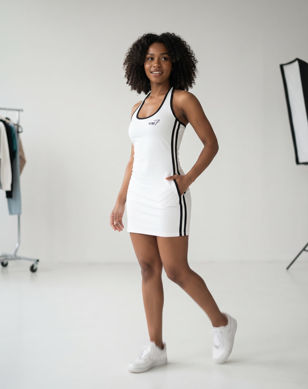 Sleek Halter Bodycon Dress