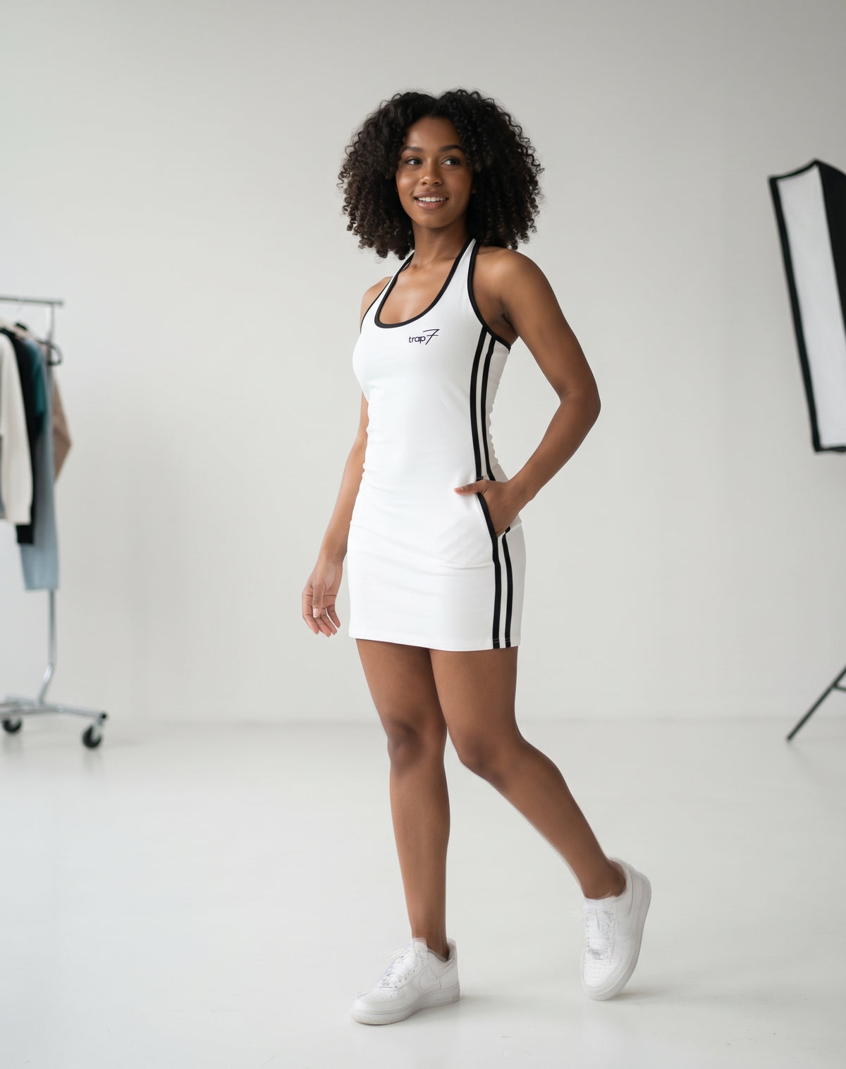 Sleek Halter Bodycon Dress