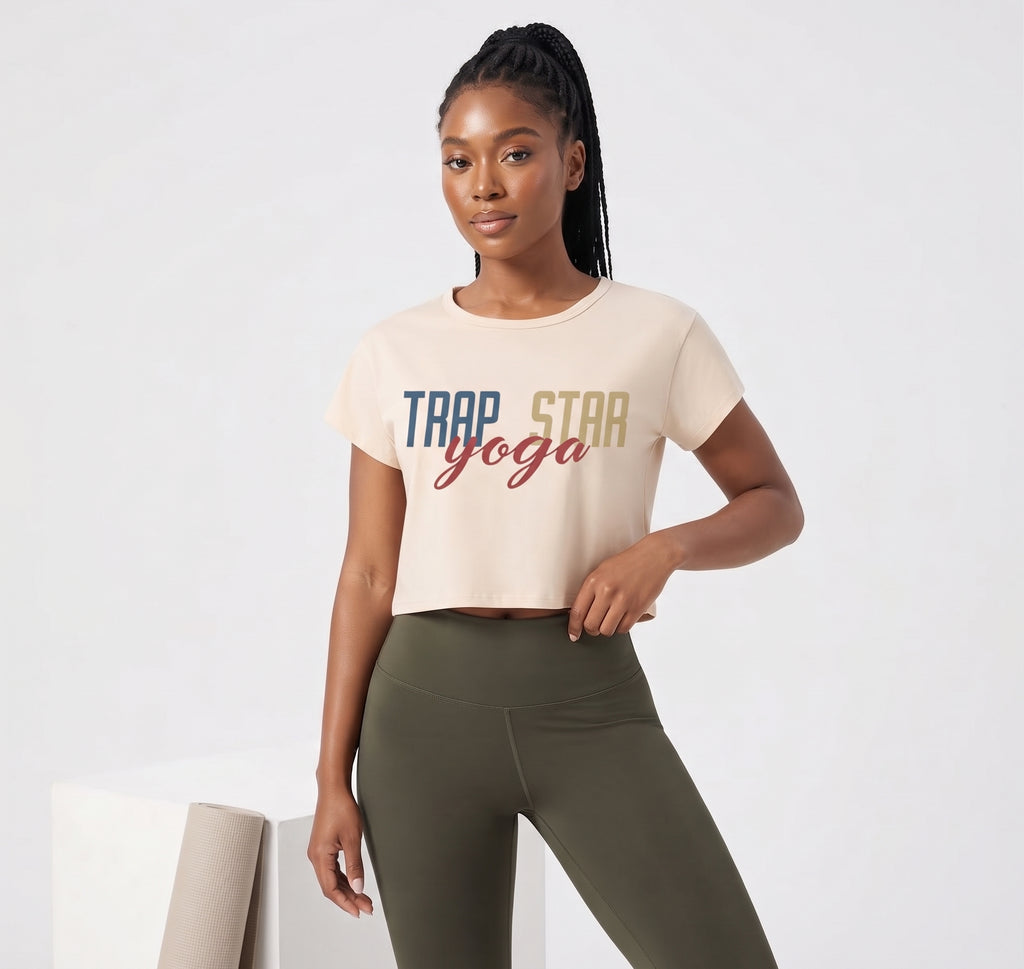 Snow Washed Cropped Tee