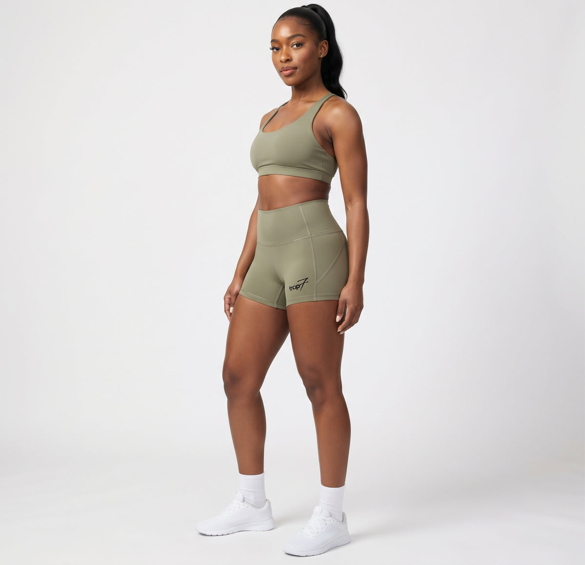 Essential High-Waist Yoga Shorts