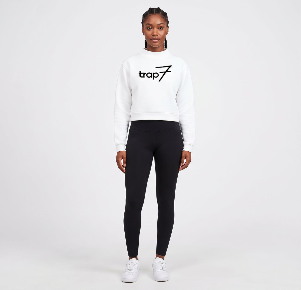Cozy Mock-Neck Fleece Sweatshirt