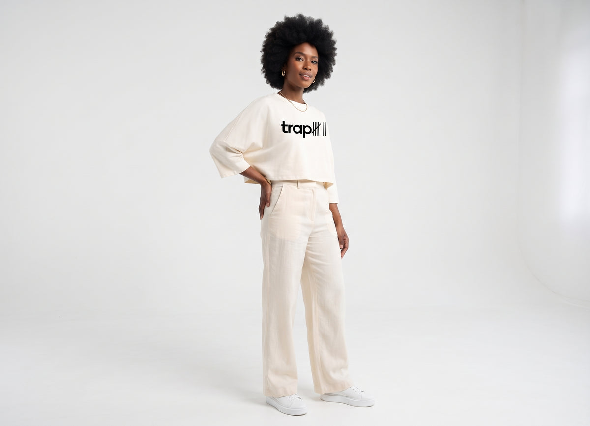 Relaxed Batwing Sleeve Tee