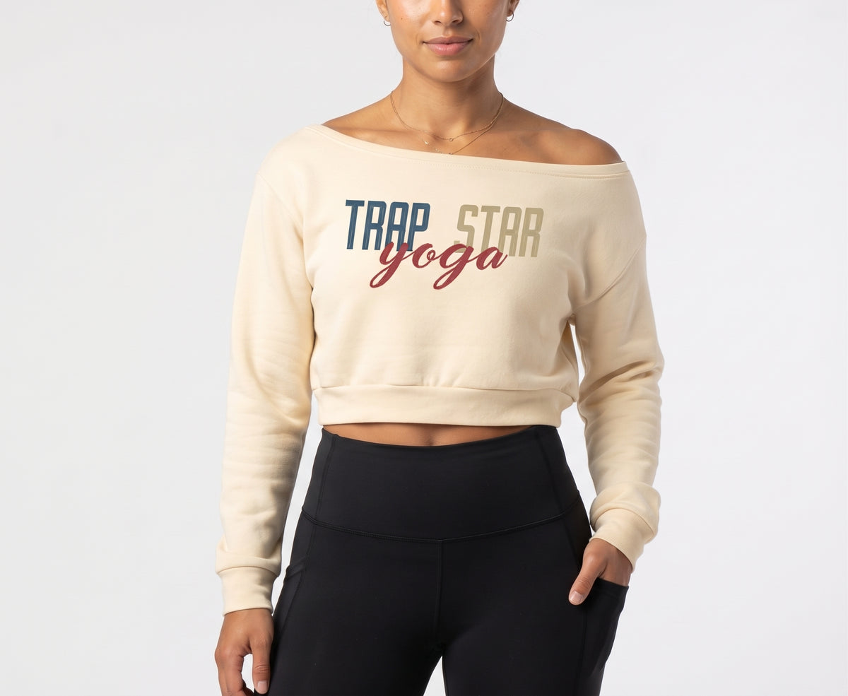 Off-Shoulder Cozy Sweatshirt