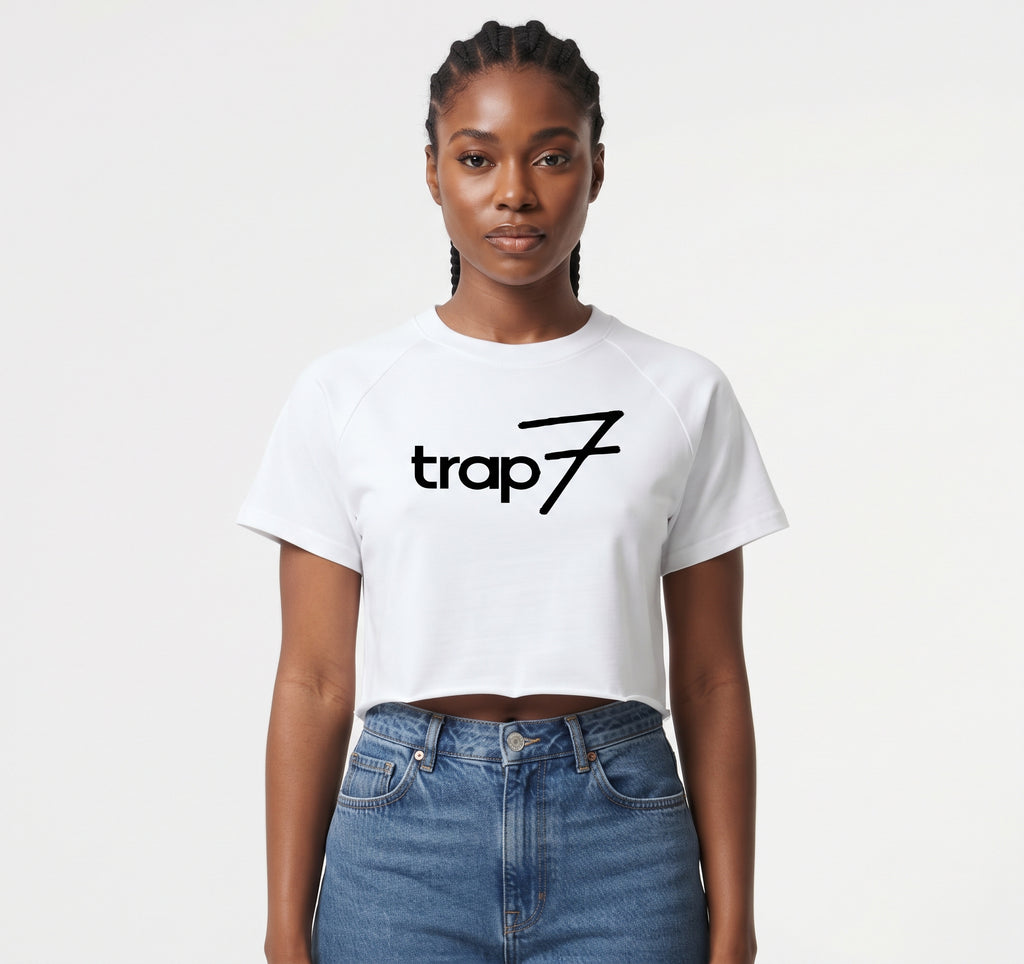 Mineral Wash Raglan Crop Tee