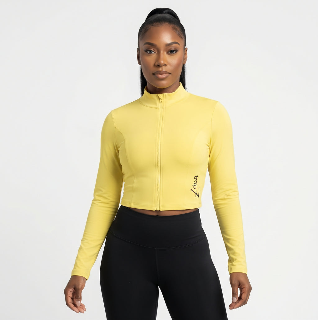 Cropped Performance Yoga Jacket