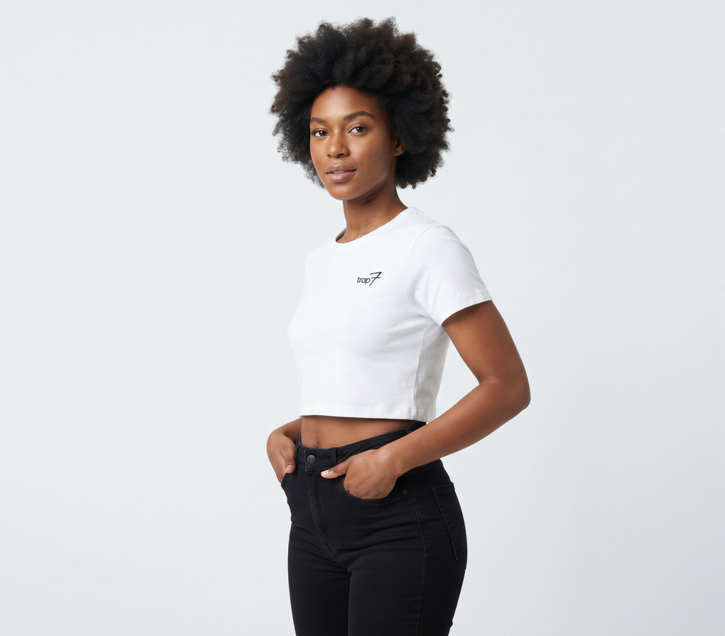 Essential Fitted Crop Tee