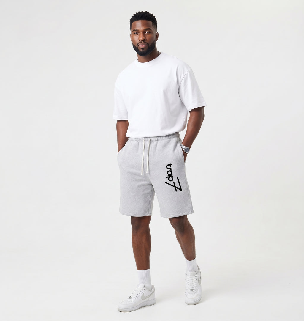 Relaxed Drawstring Cropped Sweatpants