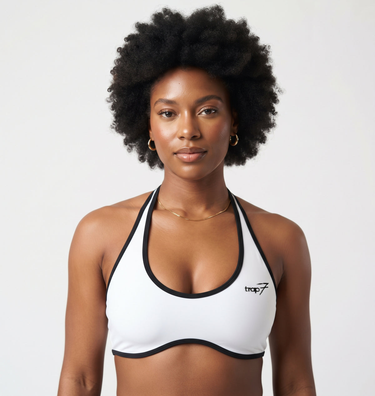 Colorblock Halter Performance Bra