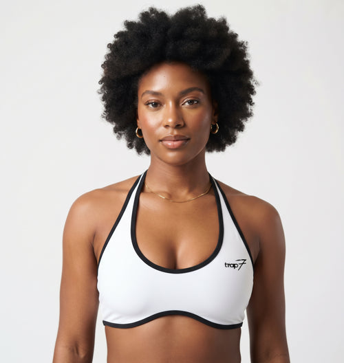 Colorblock Halter Performance Bra