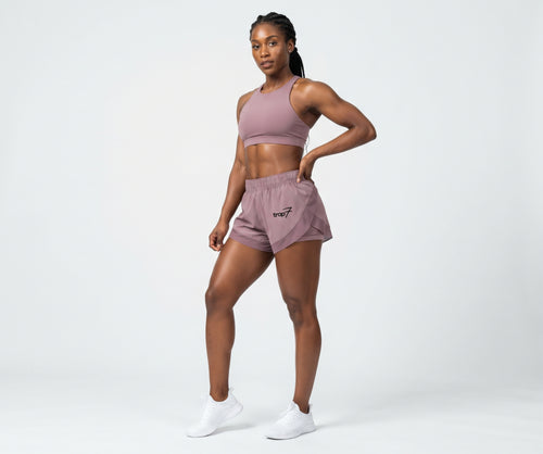 Contour Paneled Active Shorts